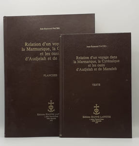 Relation d'un voyage dans la Marmarique, la Cyrénaïque et les oasis d'Audjelah et de Maradeh. Planches.