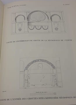 Relation d'un voyage dans la Marmarique, la Cyrénaïque et les oasis d'Audjelah et de Maradeh. Planches.. PACHO (Jean-Raimond)