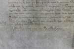 Manuscrit par lequel Charles d'ORLEANS nomme le sieur DUPRAT en la qualité de gouverneur et commandant de la ville de MONTLUCON pour y faire régner ...