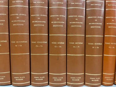 Répertoire général de bio-bibliographie bretonne.