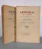 Armorial de la SARTHE. [1ere et 2e séries]. Extrait de l'Armorial Général de France dressé en 1696. Publié par René Du Guerny et annoté par Raoul de ...