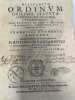 Militarium ordinum. Origines, statuta, symbola, et insignia, iconibus, additis genuinis.. MENNENII (Francisci).