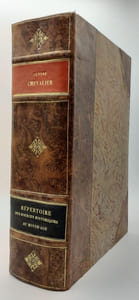 Répertoire des sources historiques du Moyen Age. Bio-bibliographie.