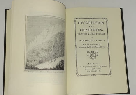 Description des glacières, glaciers et amas de glace du Duché de Savoie.. BOURRIT (Marc-Théodore)