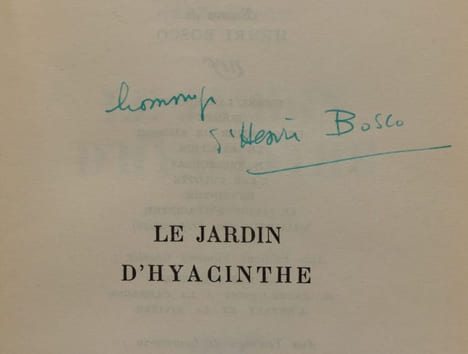 Le Jardin d'Hyacinthe.. BOSCO (Henri)