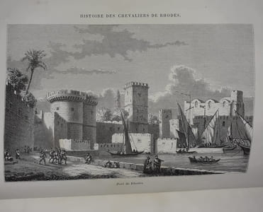 Histoire des chevaliers de Rhodes depuis la création de l'ordre à Jérusalem jusqu'à sa capitulation à Rhodes.