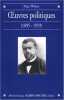 Oeuvres politiques (1895-1919).. WEBER (Max)