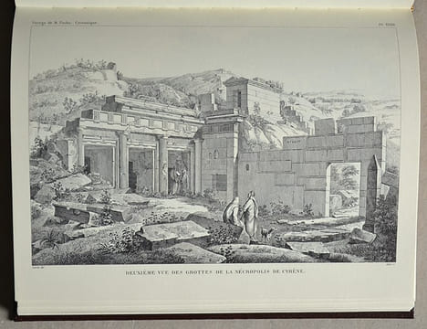 Relation d'un voyage dans la Marmarique, la Cyrénaïque et les oasis d'Audjelah et de Maradeh. PLANCHES.. PACHO (Jean-Raimond)