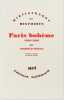 Paris boh&egrave;me, culture et politique aux marges de la vie bourgeoise, 1830-1930.. SEIGEL (Jerrold)