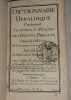 Dictionnaire H&eacute;raldique contenant les Armes et Blazons des Princes, Pr&eacute;lats, Grands Officiers de la Couronne et de la Maison du Roy, des Officiers de ...