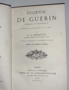 Eugénie de Guérin. Journal et fragments.
