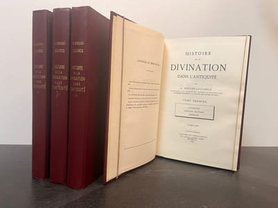 Histoire de la divination dans l'Antiquité.