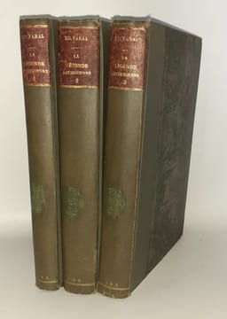 La Légende Arthurienne. Etudes et documents. Première Partie : Les Textes les plus anciens. . FARAL (Edmond)