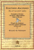Ecritures anciennes du XVe-XVIIIe si&egrave;cle. Exemples et formes de lettres, abr&eacute;viations, mots et phrases. D'apr&egrave;s les originaux, actes des archives ...