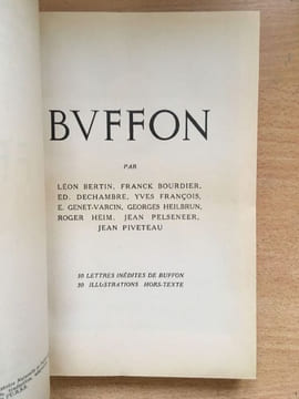 Buffon Les Grands naturalistes français Le Muséum national d'histoire naturelle. Collectif