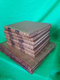 Voyage dans la Grande-Bretagne, entrepris relativement aux Services Publics da la Guerre, de la Marine, et des Ponts et Chaussées, en 1816, 1817, 1818 et 1819. 3 Parts (in 6 vols) + 3 Atlasses. (I. Force Militaire de la Grande-Bretagne. 2 Vols. - II. Force Navale de la Grande-Bretagne. 2 Vols. - III. Force Commerciale. Voies Publiques, Places, Rues, Routes, Canaux, Pont et Chaussées. 2 Vols. (Seconde Édition).