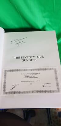 The Seventy-Four Gun Ship. A Practical Treatise on the Art of Naval Architecture. 4 Volumes.dedication by the translator for hubert berti