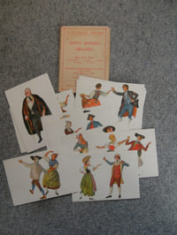 La Noce. Cartes postales officielles de la Fête de 1927.