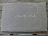Le Lac de Genève. Album composé de 39 gravures sur bois hors-texte.