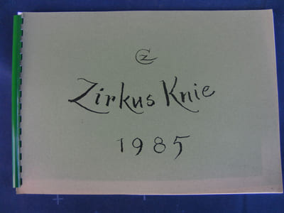 Zirkus Knie 1985.