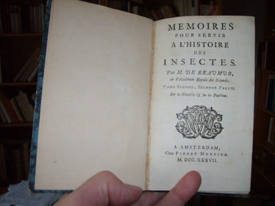 Mémoires pour servir à l'Histoire des Insectes. 