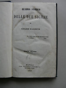 Quadro Storico delle due Sicilie. 