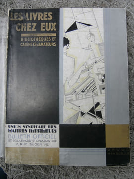 Les Livres chez eux. Bibliothèques et cabinets d'amateurs. Noël 1930. Bulletin officiel de l'Union Syndicale des Maîtres Imprimeurs de France.. ...