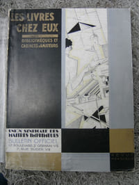 Les Livres chez eux. Bibliothèques et cabinets d'amateurs. Noël 1930. Bulletin officiel de l'Union Syndicale des Maîtres Imprimeurs de France.