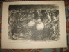 Les deux Cort&egrave;ges. Lithographie originale en noir.. STEINLEN Th&eacute;ophile-Alexandre.