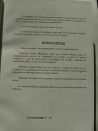 Bibliographie, Catalogue de la collection d'ouvrages sur le vin de Monsieur Bernard Chwartz.