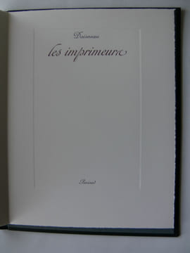 Les Imprimeurs. 3 photographies originales de Robert Doisneau.. DOISNEAU Robert.