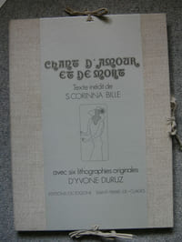 Chant d'Amour et de Mort. Lithographies originales par Yvone Duruz.