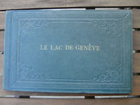Le Lac de Genève. Album composé de 39 gravures sur bois hors texte.