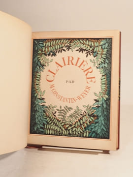 Clairière. Bois de Falké.. CONSTANTIN-WEYER, FALKE