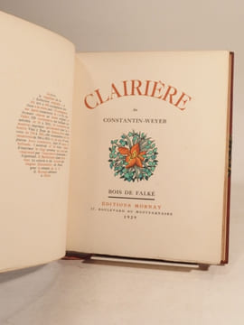 Clairière. Bois de Falké.. CONSTANTIN-WEYER, FALKE