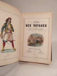 Album de voyages orné de 64 gravures.