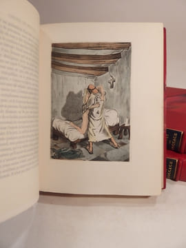 Contes de Boccace, ornés de 45 eaux-fortes originales en couleurs et de 100 dessins en noir par André Collot.. BOCCACE, COLLOT (André)
