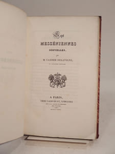 Sept Messéniennes. Nouvelles.