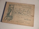 Catalogue Bono & Cie. Manufacture de panneaux et poëles faïence. Cuivrerie, tôlerie, fonte de fer, fourneaux de cuisine. Pour fumisterie.. BONO