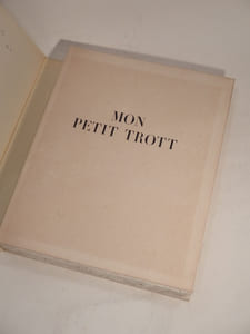Mon Petit Trott. 66 gravures sur cuivre de Jean Boutet.