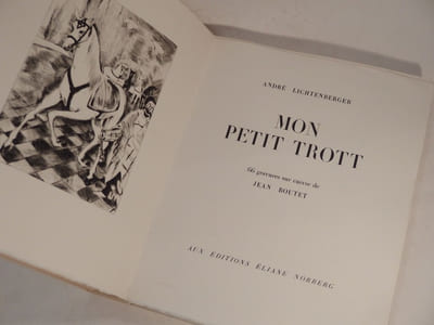Mon Petit Trott. 66 gravures sur cuivre de Jean Boutet.