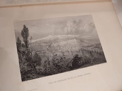 Souvenirs de Grenade et de lAlhambra. Lithographies.. GIRAULT DE PRANGEY