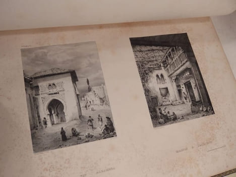 Souvenirs de Grenade et de lAlhambra. Lithographies.. GIRAULT DE PRANGEY