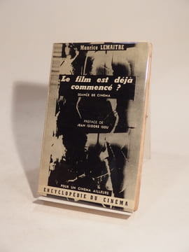 Le film est déjà commencé ? Séance de cinéma. Préface de Jean Isidore Isou.. LEMAITRE (Maurice), ISOU (Jean Isidore)