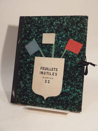 Feuillets inutiles, numéro 22. Poèmes inédits [...]. Pages inédites de Jacquest Maret [...].