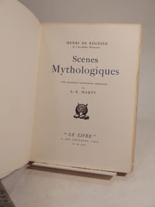 Scènes mythologiques. Avec 40 eaux-fortes de A.-E. Marty.