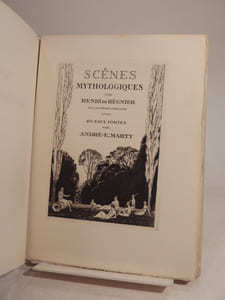 Scènes mythologiques. Avec 40 eaux-fortes de A.-E. Marty.