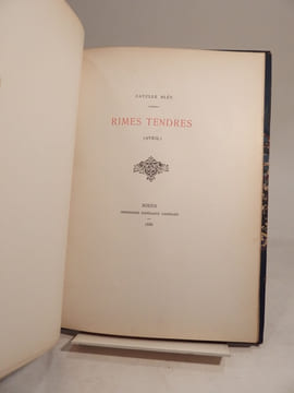Rimes tendres (Avril). BLEE (Catulle), MOREL (E.)