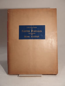 Collection de cartes postales illustrées par Henri Boutet : L'Hiver, Silhouettes parisiennes, Sur les Plages, Aux Bains de Mer, En Automobile, A Bicyclette, Paysages parisienes, Ouvrières parisiennes, Où elles vont, Croquis d'enfants, Danseuses, Têtes de femmes, Liseuses, Collection L. M., Cyclistes.