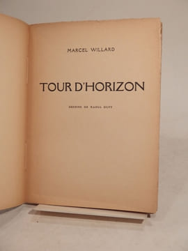 Tour d'horizon. Dessins de Raoul Dufy.. WILLARD (Marcel)